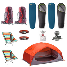 Load image into Gallery viewer, Backpacking Set for Two